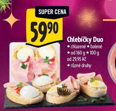 Chlebíčky Duo 160 g