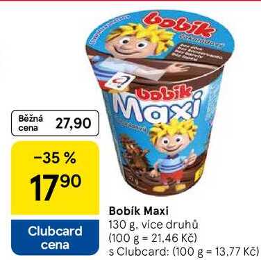 Bobík Maxi, 130 g, více druhů