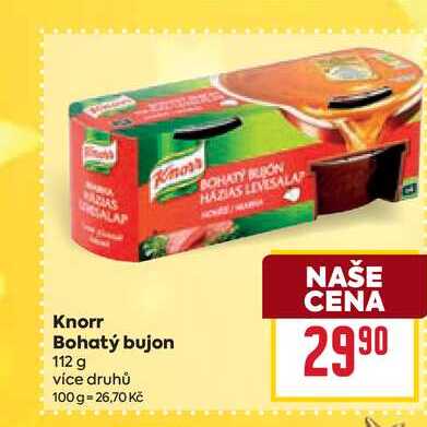 Knorr Bohatý bujon 112 g