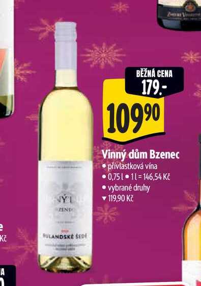  Vinný dům Bzenec 0,75 l