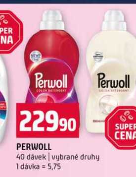 PERWOLL 40 dávek vybrané druhy  