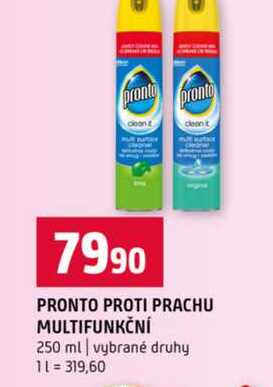PRONTO PROTI PRACHU MULTIFUNKČNÍ 250 ml vybrané druhy 