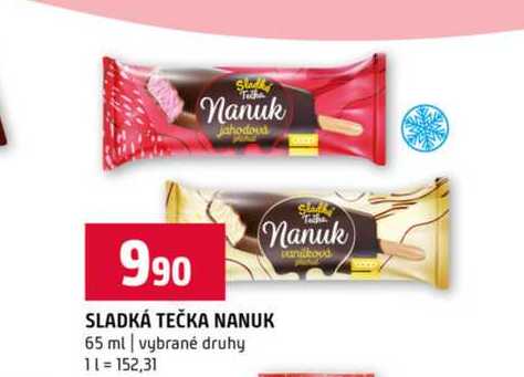 SLADKÁ TEČKA NANUK 65 ml vybrané druhy 