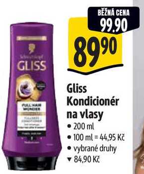 Gliss Kondicionér na vlasy, 200 ml