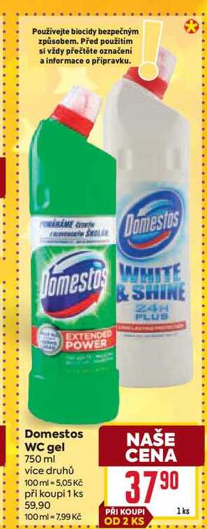 Domestos WC gel 750 ml