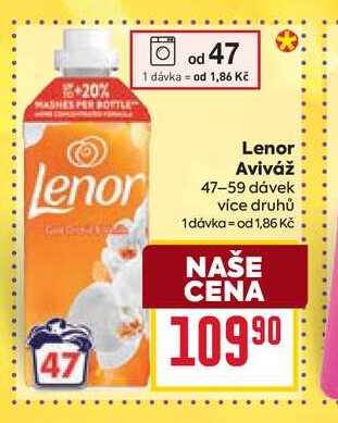 Lenor Aviváž 47-59 dávek 