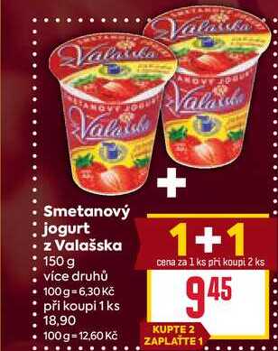 Smetanový jogurt z Valašska 150 g