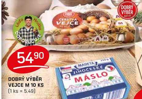 DOBRÝ VÝBĚR VEJCE M 10 KS 