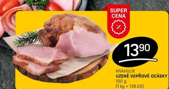 UZENÉ VEPŘOVÉ OCÁSKY 100 g