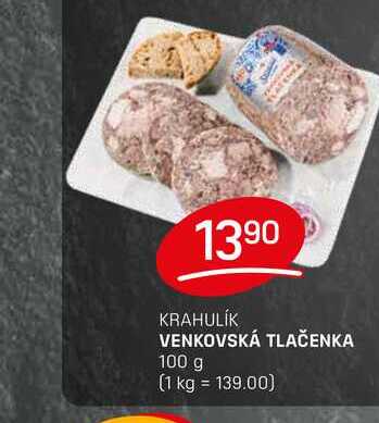VENKOVSKÁ TLAČENKA 100 g
