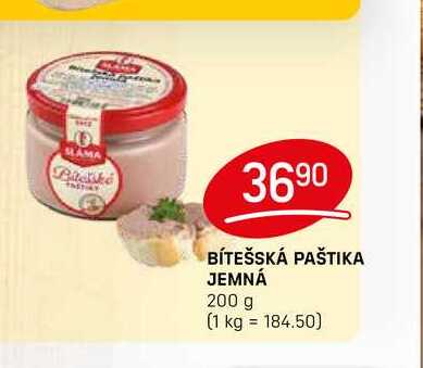 BÍTEŠSKÁ PAŠTIKA JEMNÁ 200 g  