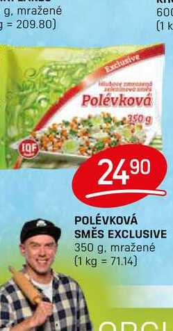POLÉVKOVÁ SMĚS EXCLUSIVE 350 g, mražené