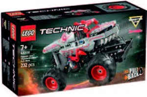 LEGO® Technic 42200
Monster Jam™
ThunderROARus™
s natahovacím motorem