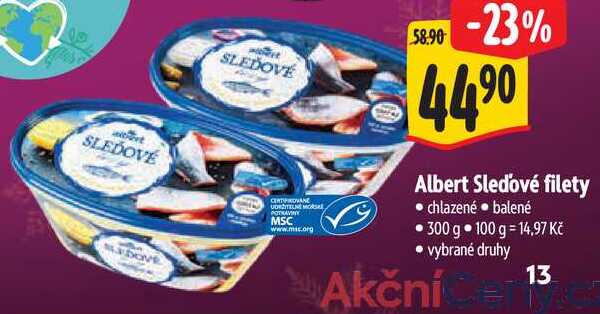 Albert Sleďové filety, 300 g 