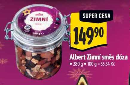 Albert Zimní směs dóza, 280 g