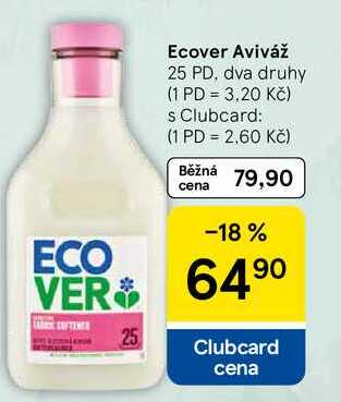 Ecover Aviváž, 25 PD, dva druhy