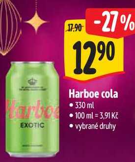Harboe cola, 330 ml