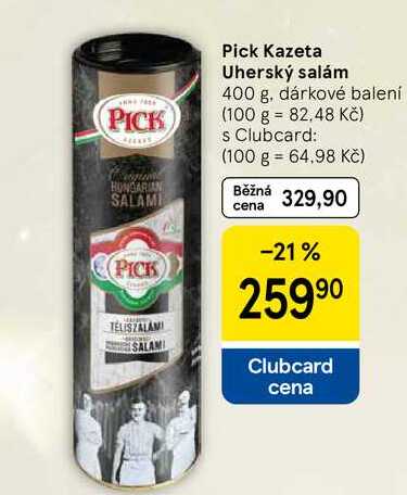 Pick Kazeta Uherský salám, 400 g. dárkové balení