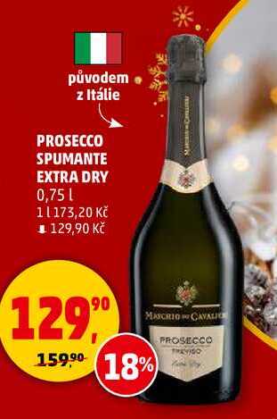 PROSECCO SPUMANTE EXTRA DRY, 0,75 l