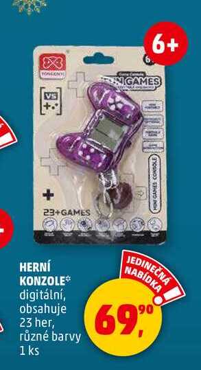 HERNÍ KONZOLE, 1 ks