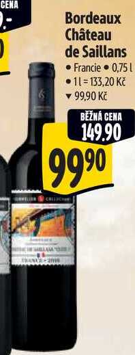 Bordeaux Château de Saillans, 0,75 l