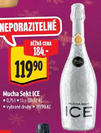 Mucha Sekt ICE, 0,75 l