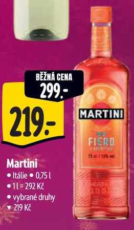Martini, 0,75 l