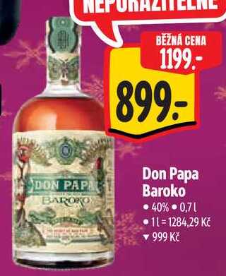 Don Papa Baroko, 0,7 l