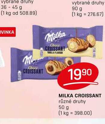 MILKA CROISSANT různé druhy 50 g 