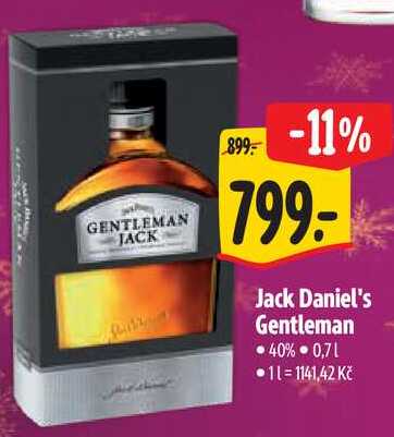 Jack Daniel's Gentleman, 0,7 l