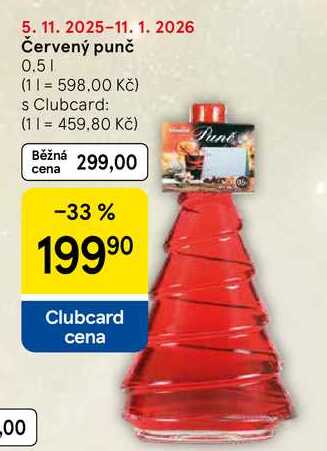 Červený punč, 0.5 l