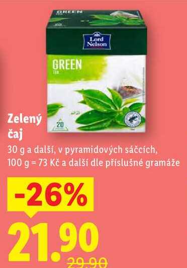 Zelený čaj, 30 g a další