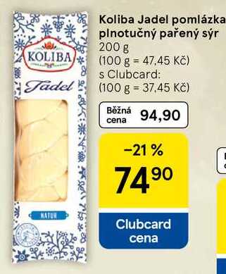 Koliba Jadel pomlázka plnotučný pařený sýr, 200 g