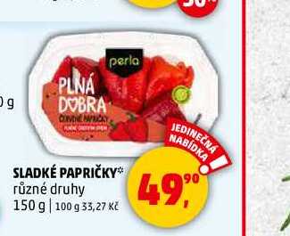 SLADKÉ PAPRIČKY, 150 g