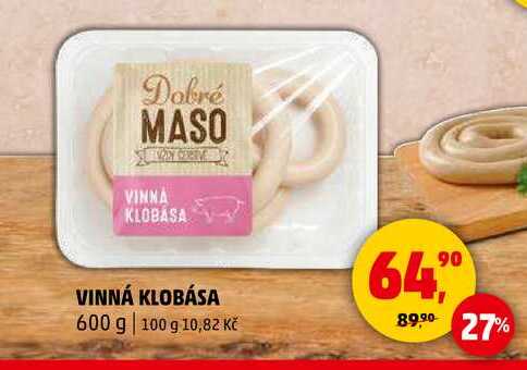 VINNÁ KLOBÁSA, 600 g