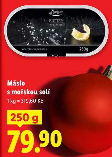 Máslo s mořskou solí, 250 g