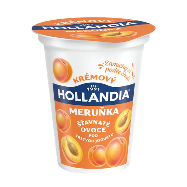 Hollandia Krémový jogut meruňka
