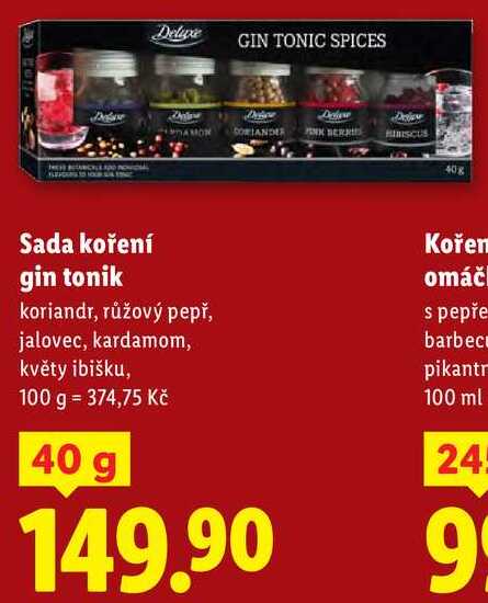 Sada koření gin tonik, 40 g