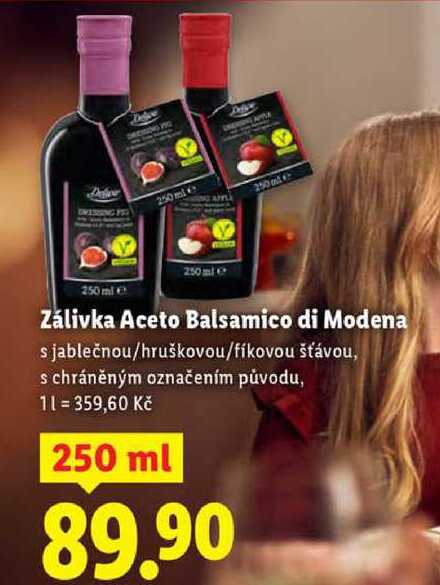 Zálivka Aceto Balsamico di Modena, 250 ml