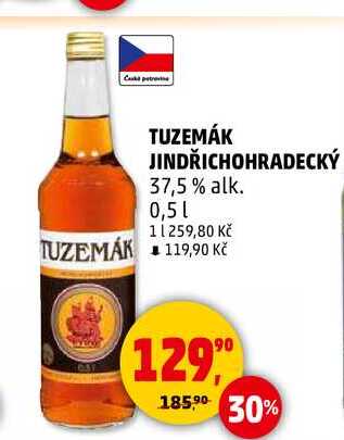 TUZEMÁK JINDŘICHOHRADECKÝ, 0,5 l