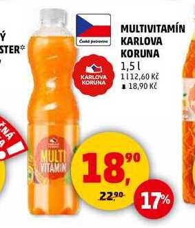 MULTIVITAMÍN KARLOVA KORUNA, 1,5 l