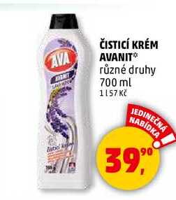 ČISTICÍ KRÉM AVANIT, 700 ml