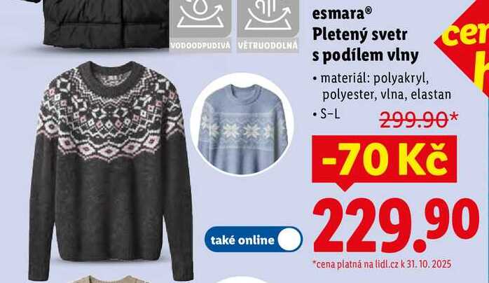 esmara Pletený svetr s podílem vlny