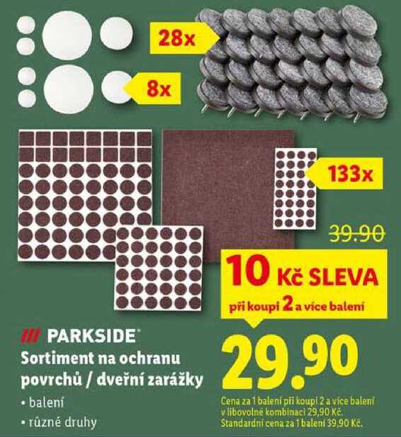 PARKSIDE Sortiment na ochranu povrchů/dveřní zarážky 