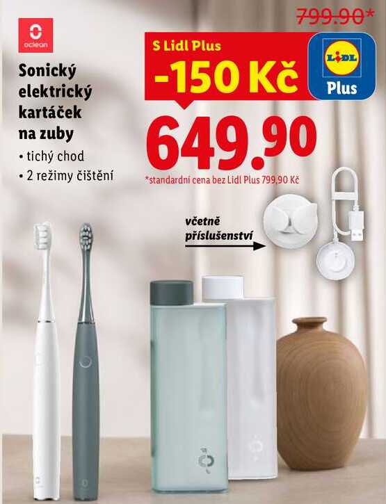 Sonický elektrický kartáček na zuby