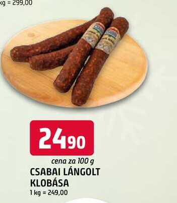 CSABAI LÁNGOLT KLOBÁSA 100 g