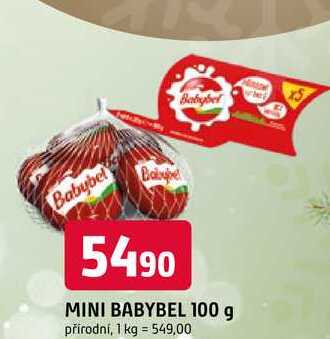 MINI BABYBEL 100 g přírodní