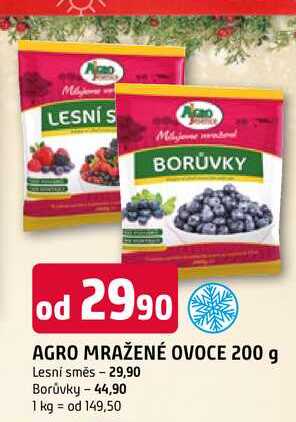 AGRO MRAŽENÉ OVOCE 200 g