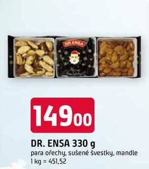 DR. ENSA 330 g para ořechy, sušené švestky, mandle 