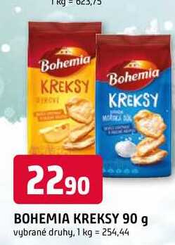 BOHEMIA KREKSY 90 g vybrané druhy